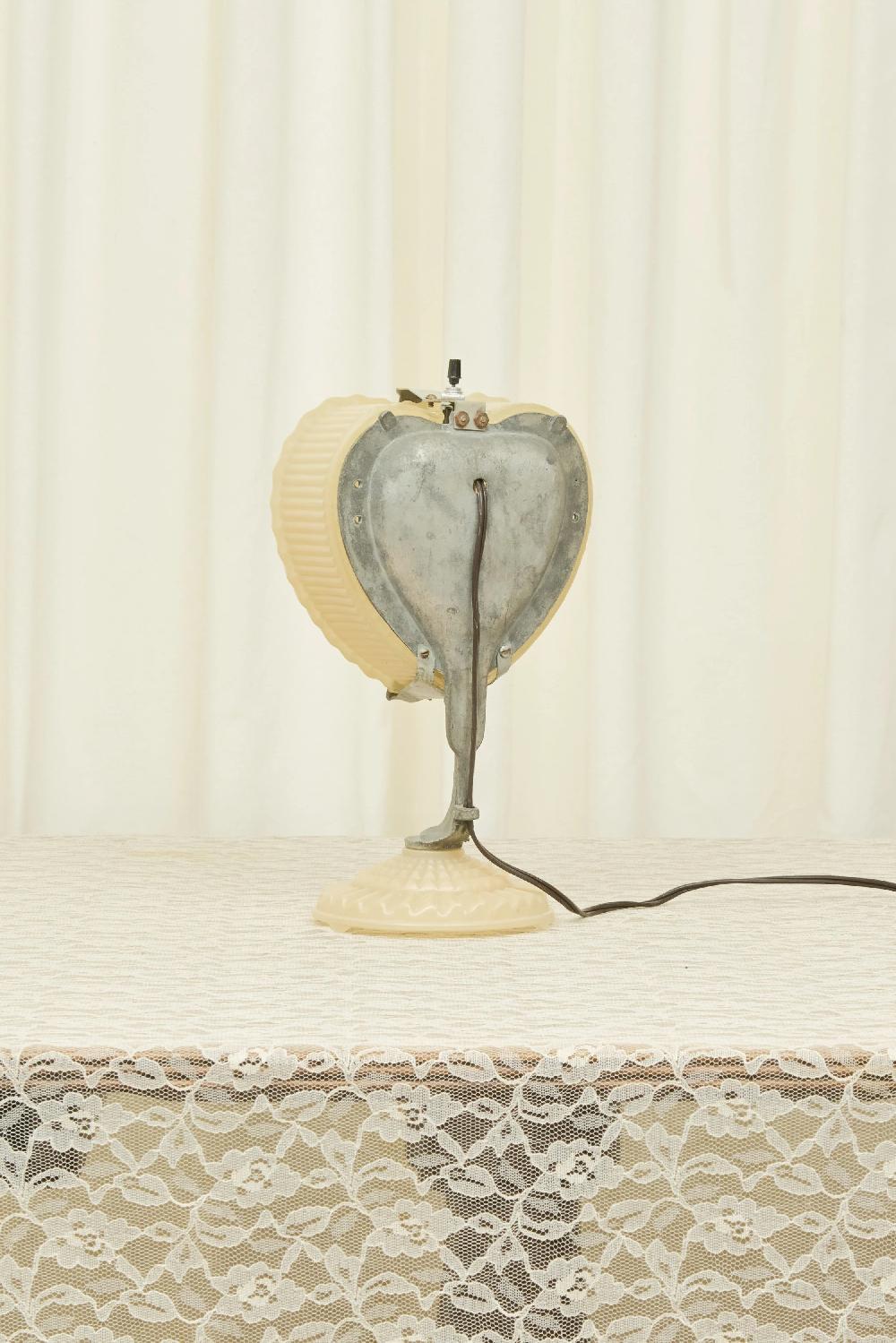 Tanner Fletcher Vintage Heart Shaped Boudoir Lamps