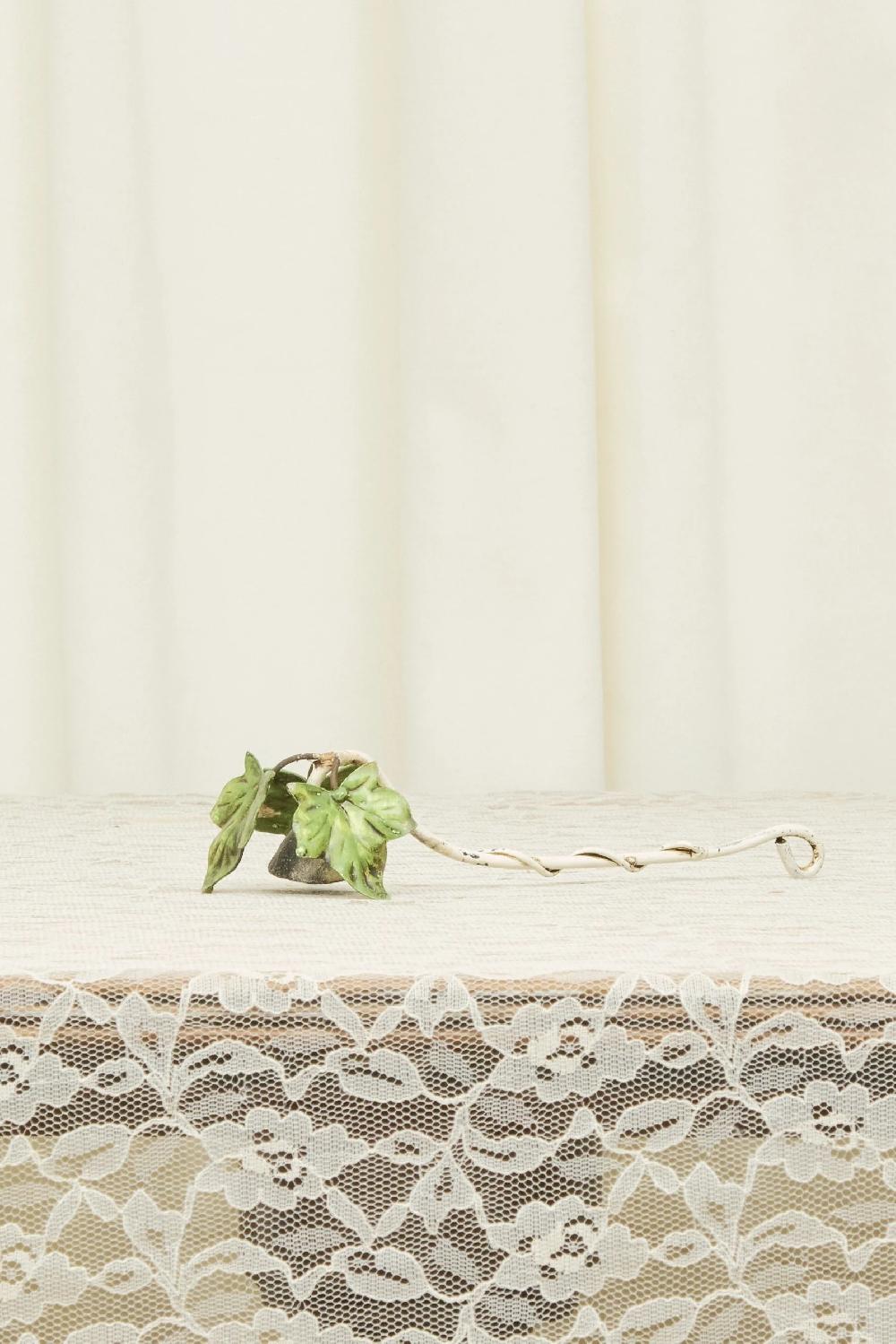 tanner fletcher Vintage Ivy Tole Candle Snuffer