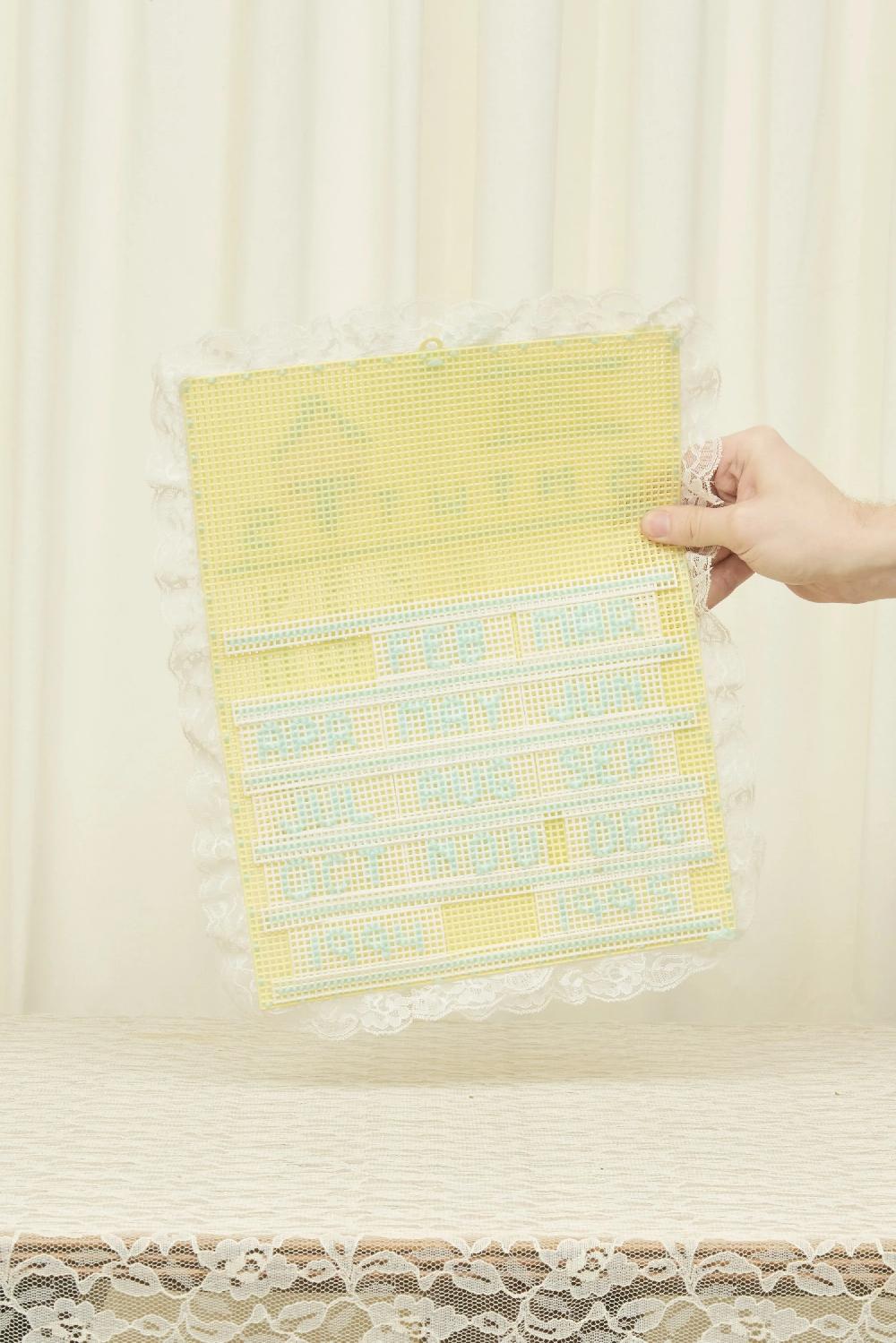 Tanner Fletcher Vintage Lace Trimmed Wall Calendar