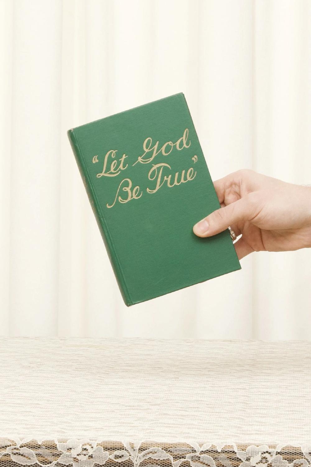 tanner fletcher Vintage "Let God be True" Book (1946)