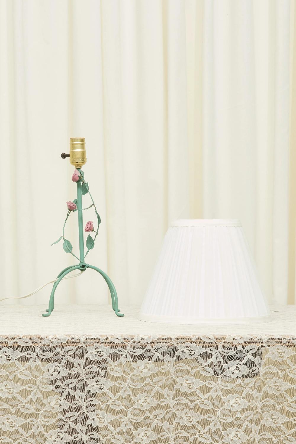 Tanner Fletcher Vintage Metal Floral Lamp