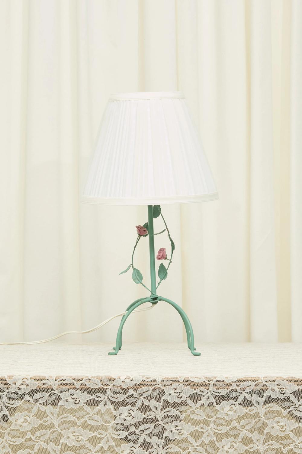 tanner fletcher Vintage Metal Floral Lamp