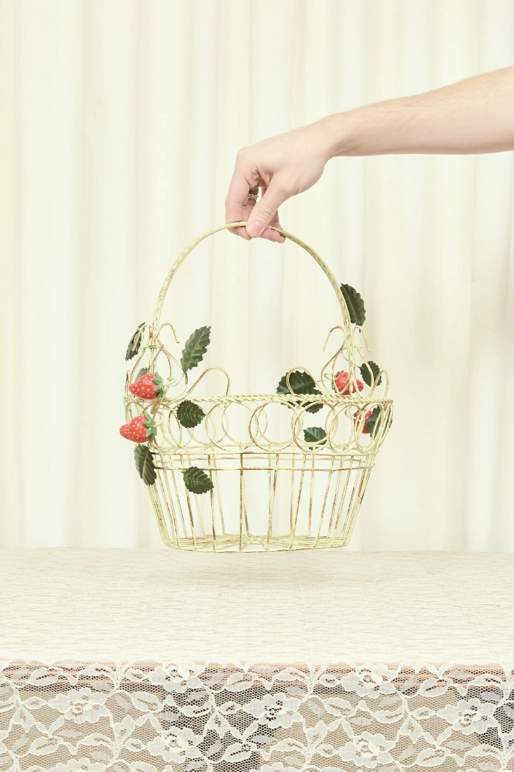 Tanner Fletcher Vintage Metal Strawberry Basket