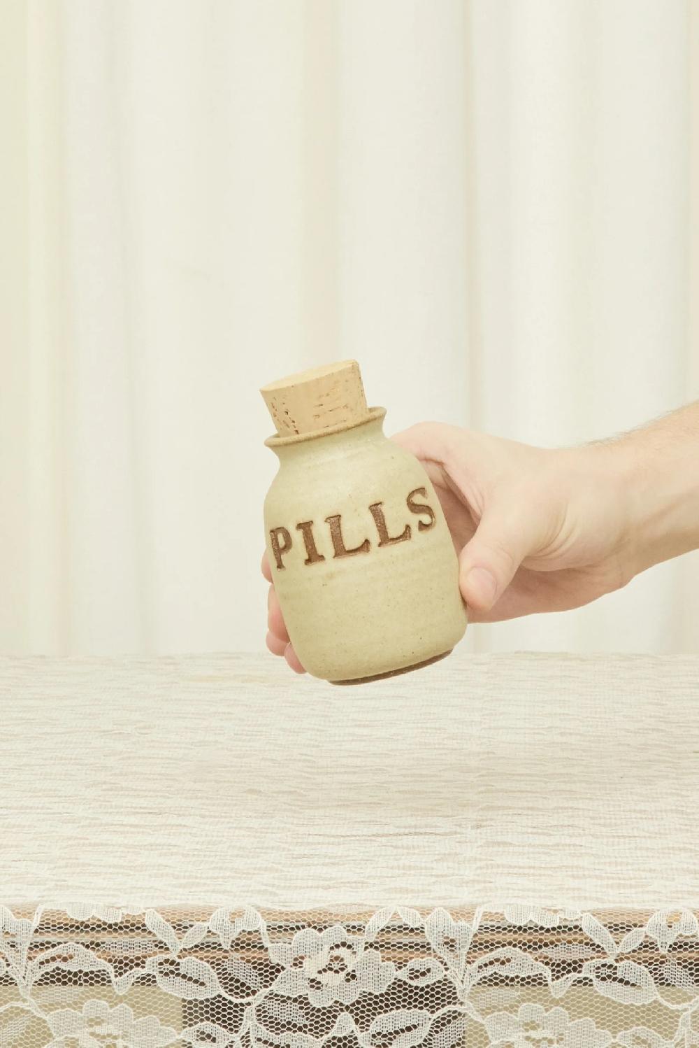 tanner fletcher Vintage "Pills" Jar