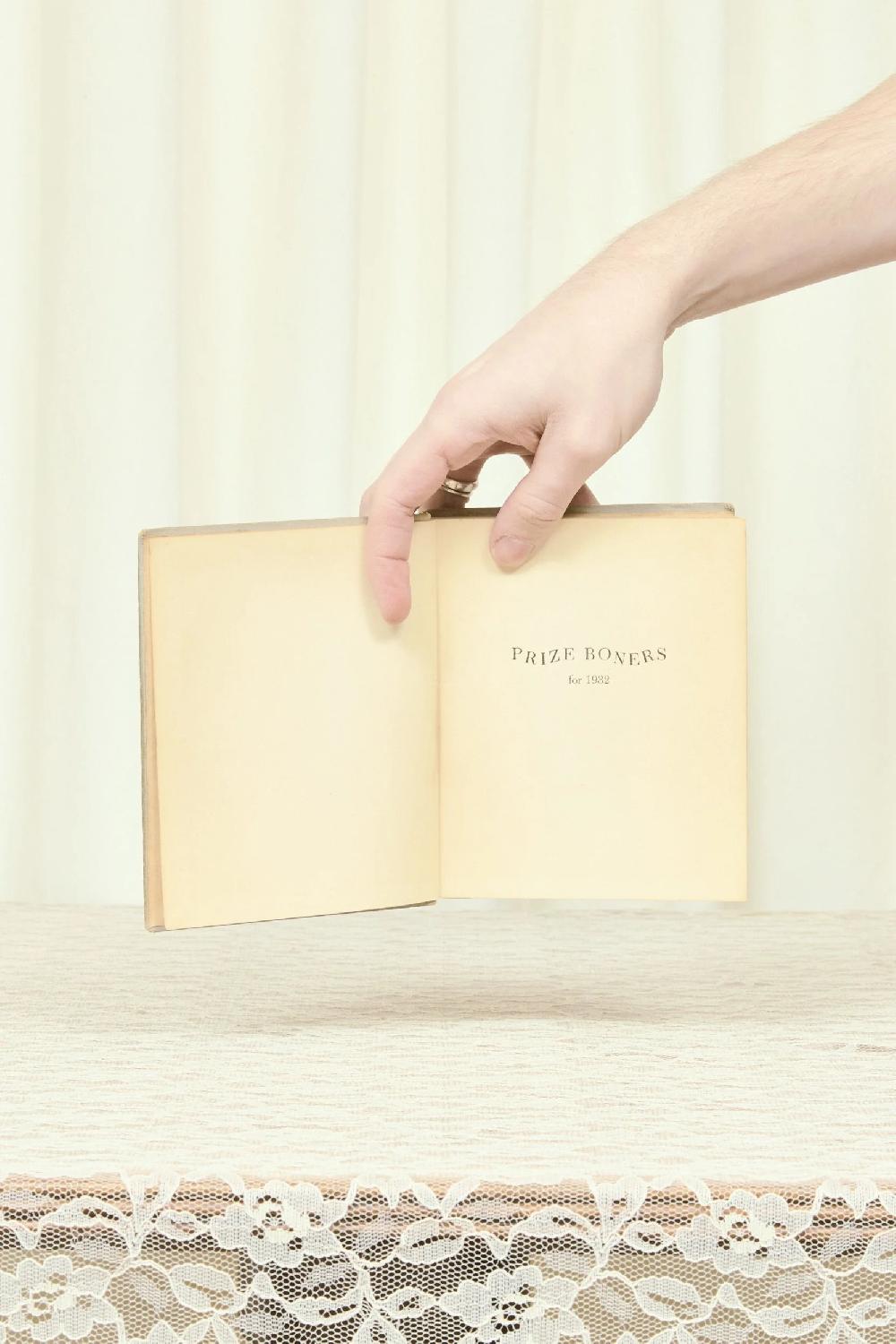 Tanner Fletcher Vintage "Prize Boners" Book