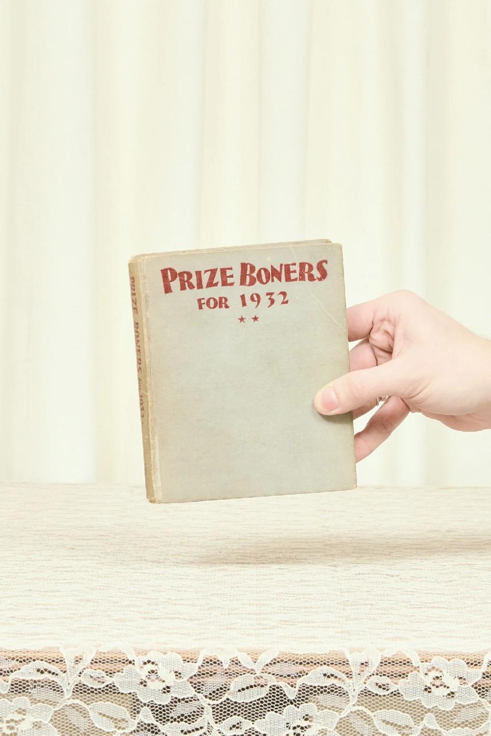 tanner fletcher Vintage "Prize Boners" Book