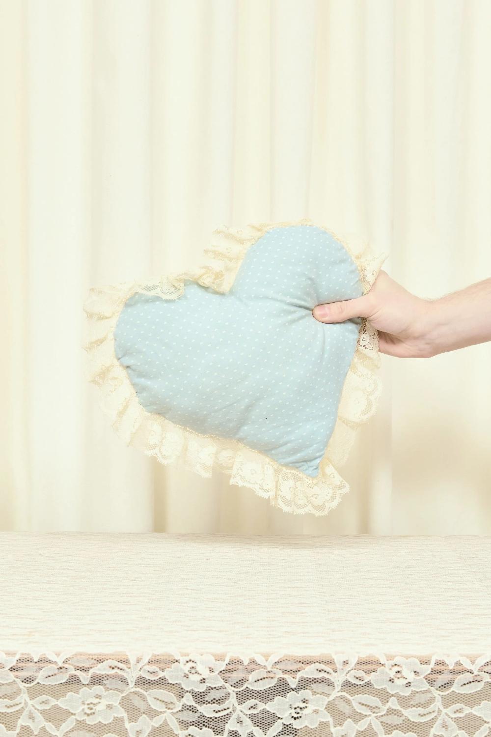 Tanner Fletcher Vintage Quilted Heart Pillow