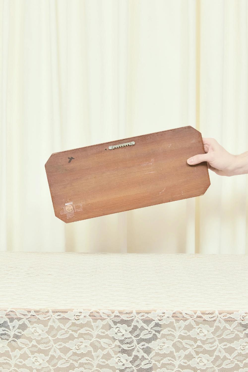 Tanner Fletcher Vintage "Rainbows End" Wood Sign