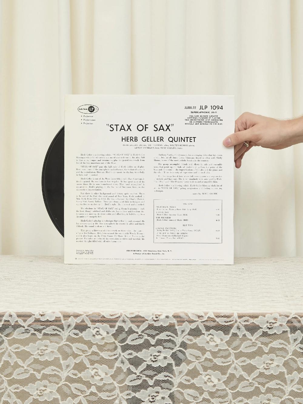 Tanner Fletcher Vintage Record: Stax Of Saxs