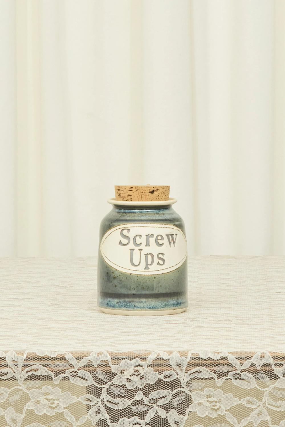 Tanner Fletcher Vintage "Screw Ups" Jar