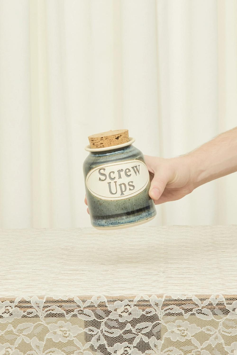 Tanner Fletcher Vintage "Screw Ups" Jar