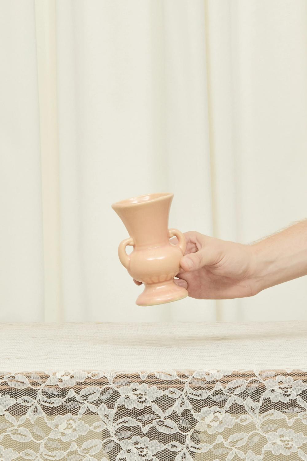 Tanner Fletcher Vintage Small Pink Bud Vase