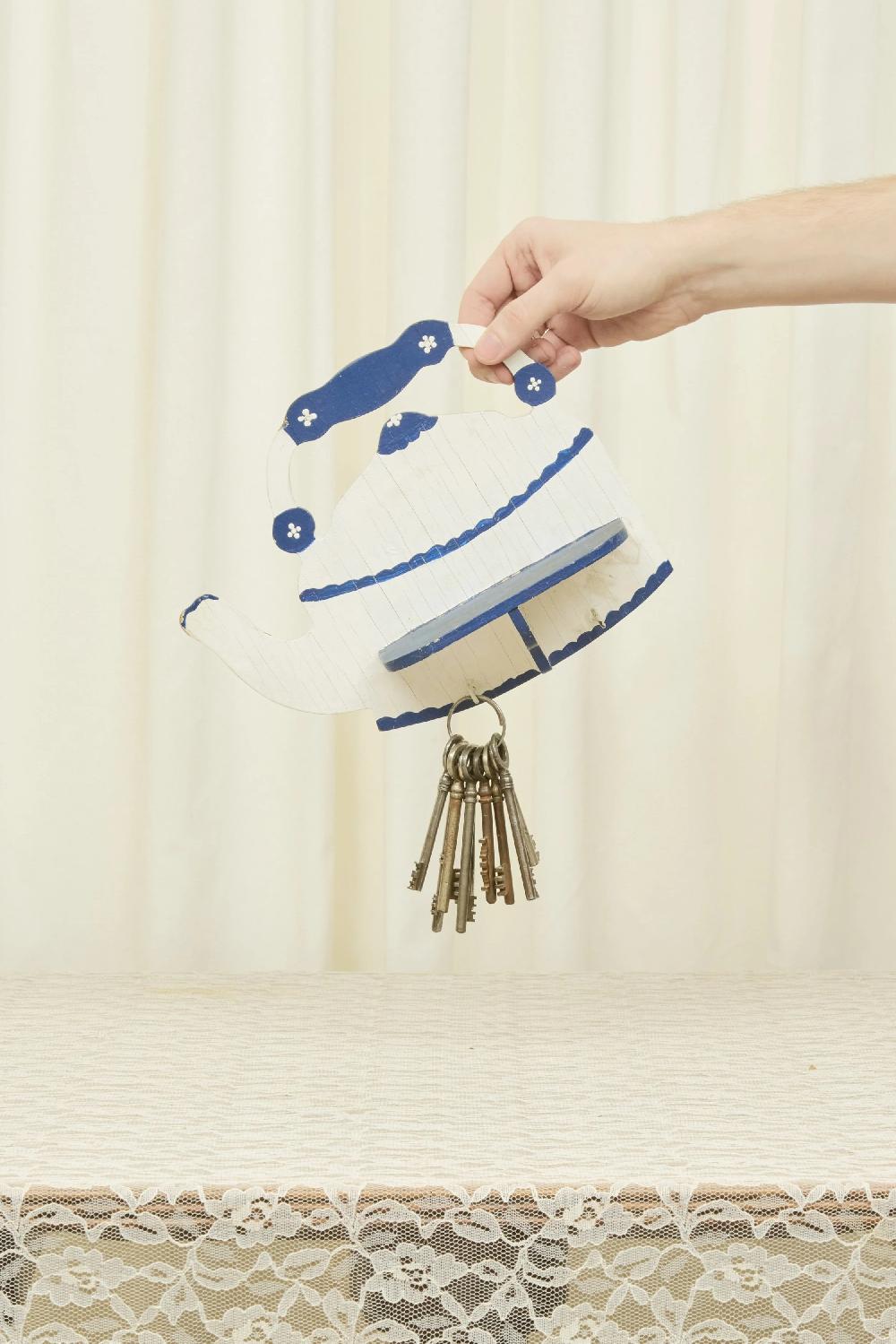 tanner fletcher Vintage Teapot Wall Shelf/Hook