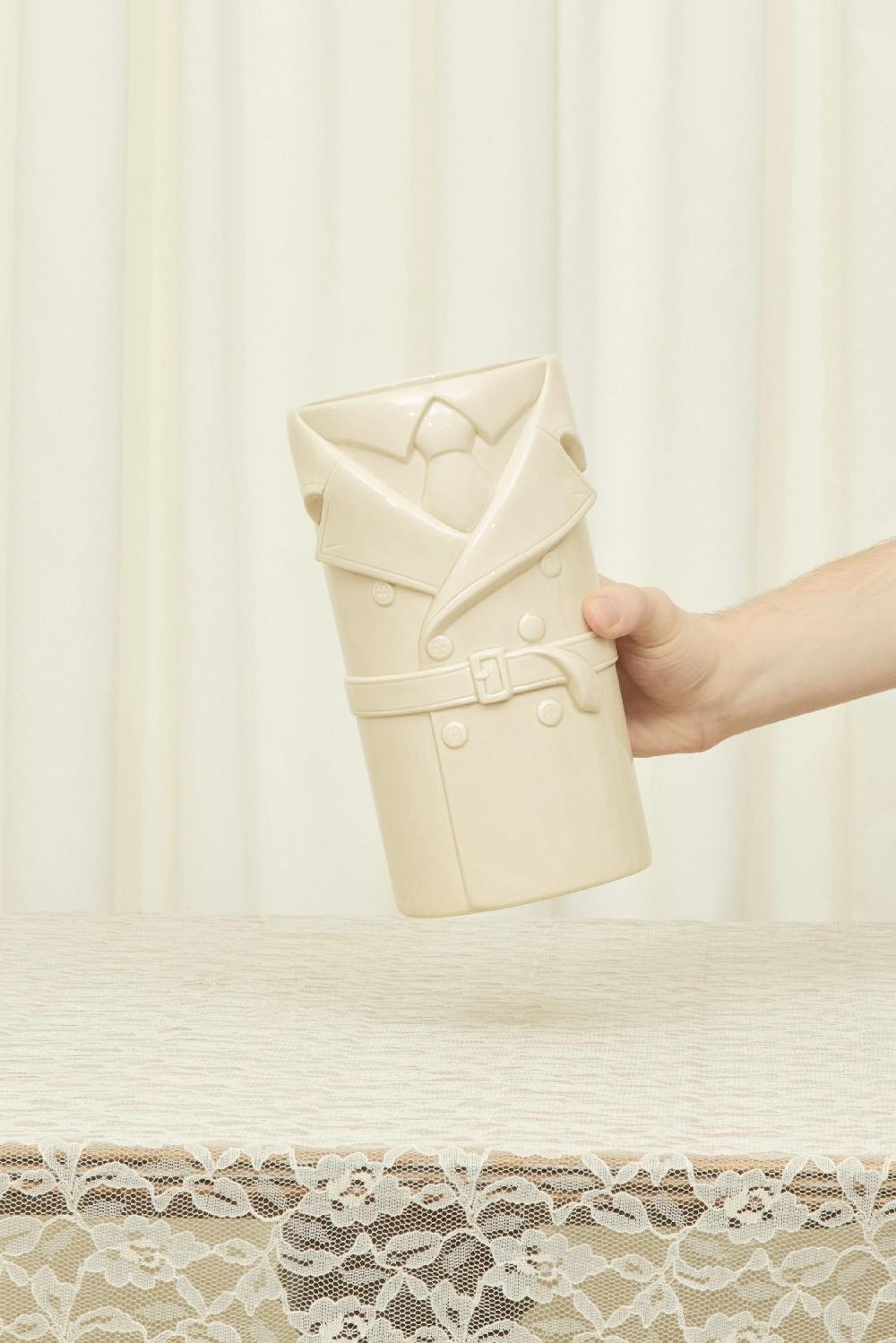 Tanner Fletcher Vintage Trench Coat Vase