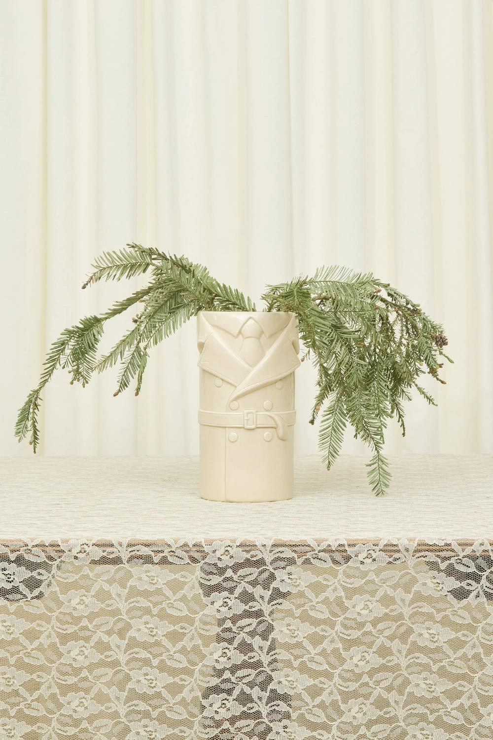 tanner fletcher Vintage Trench Coat Vase