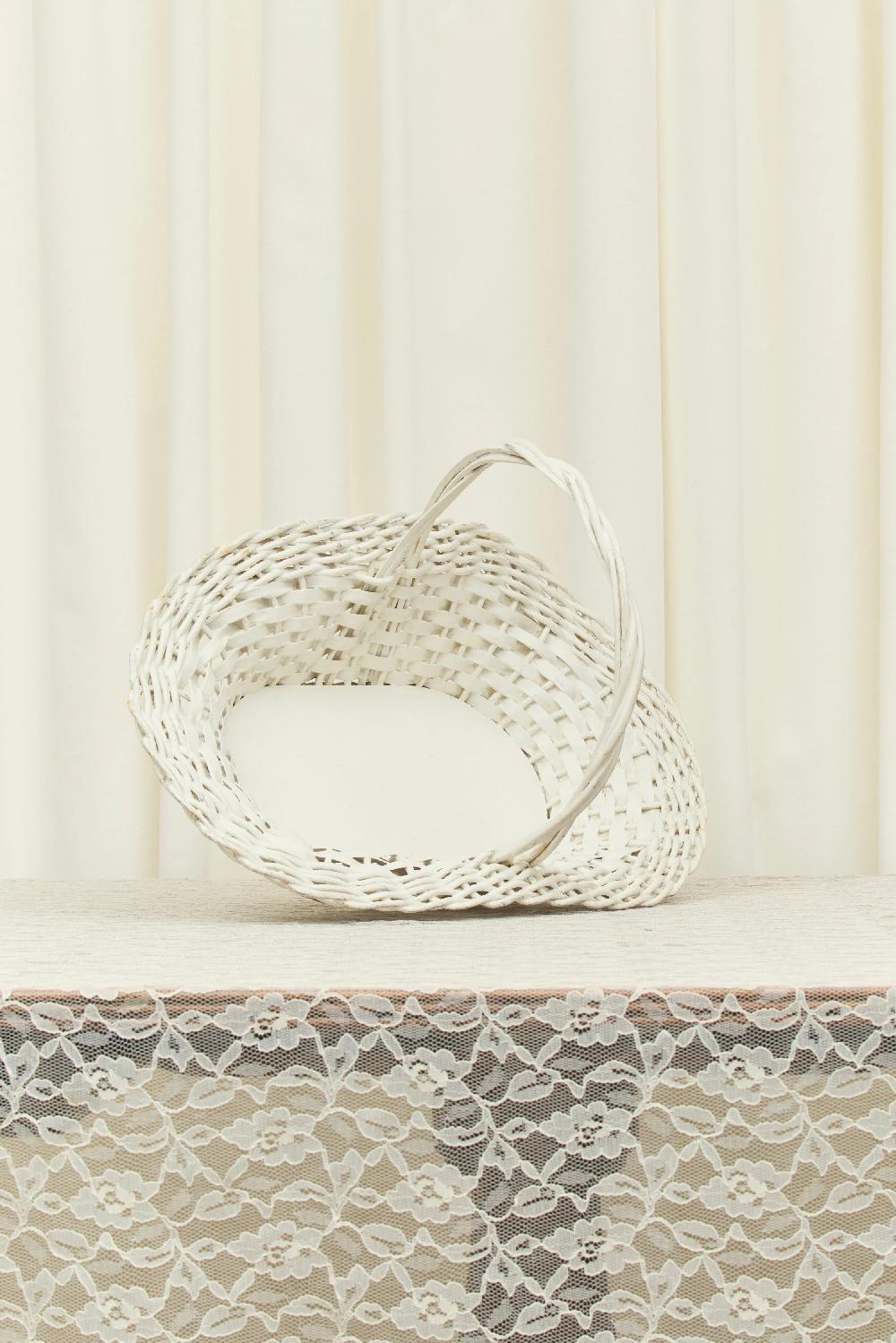 Tanner Fletcher Vintage Wicker Flower Basket