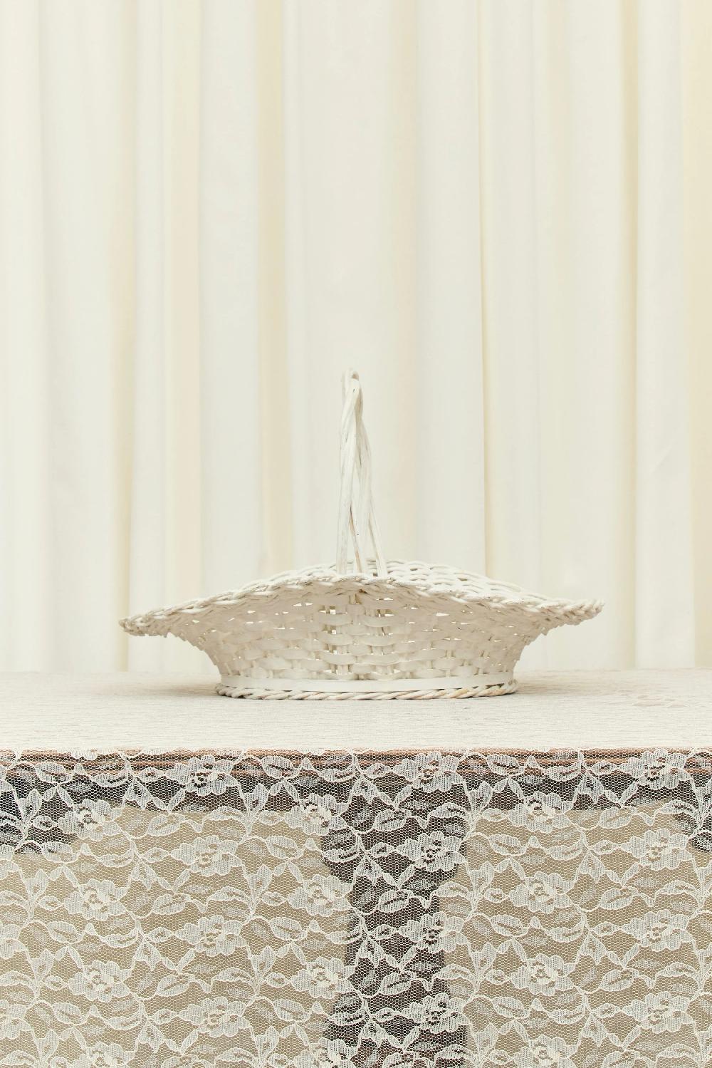 tanner fletcher Vintage Wicker Flower Basket