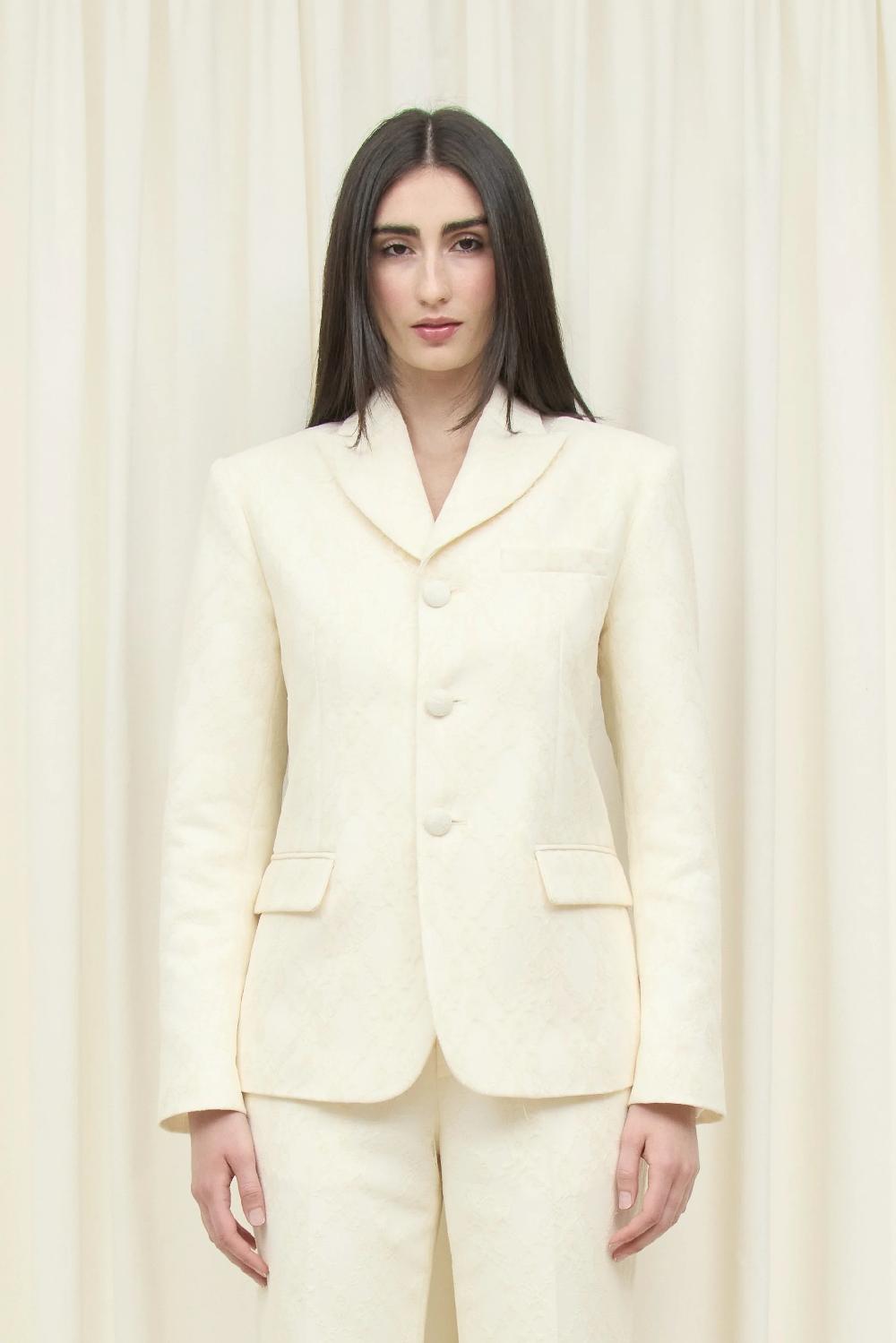 Tanner Fletcher Walt Lace Layer Blazer