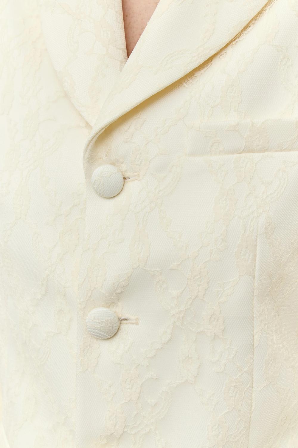 Tanner Fletcher Walt Lace Layer Blazer