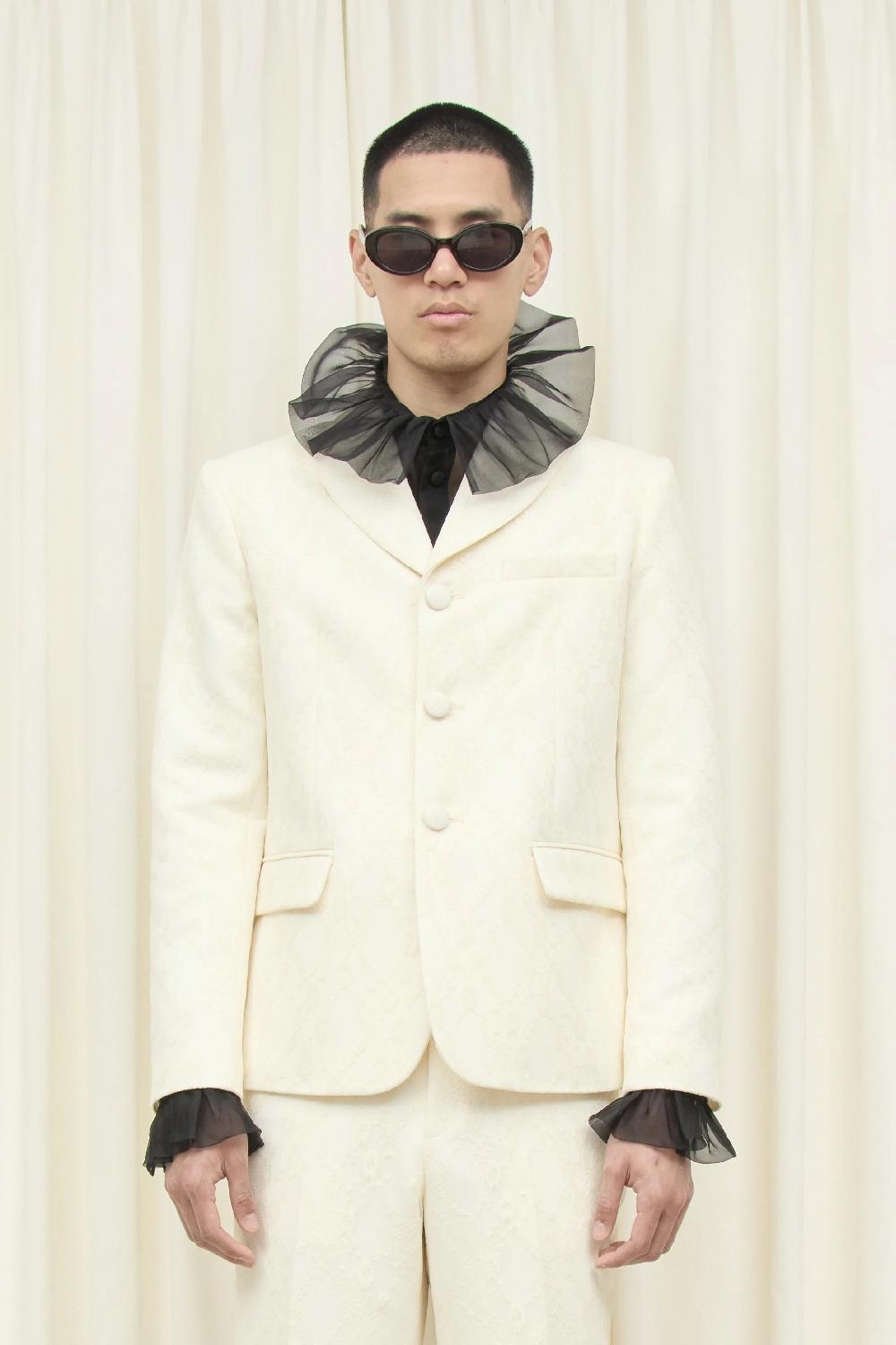 tanner fletcher Walt Lace Layer Blazer