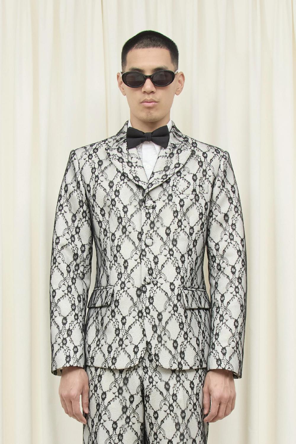 tanner fletcher Walt Lace Layer Blazer