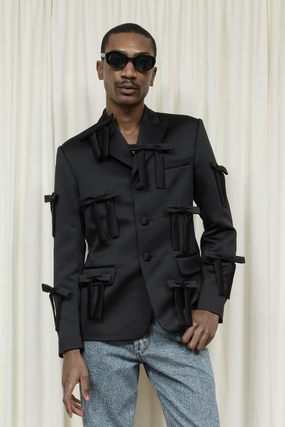 tanner fletcher Walt Monochromatic Bow Blazer