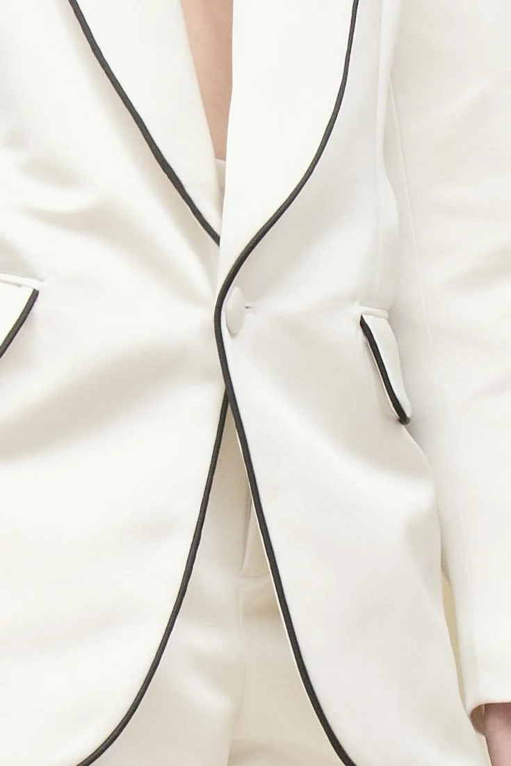 Tanner Fletcher Wesley Piping Tuxedo Blazer