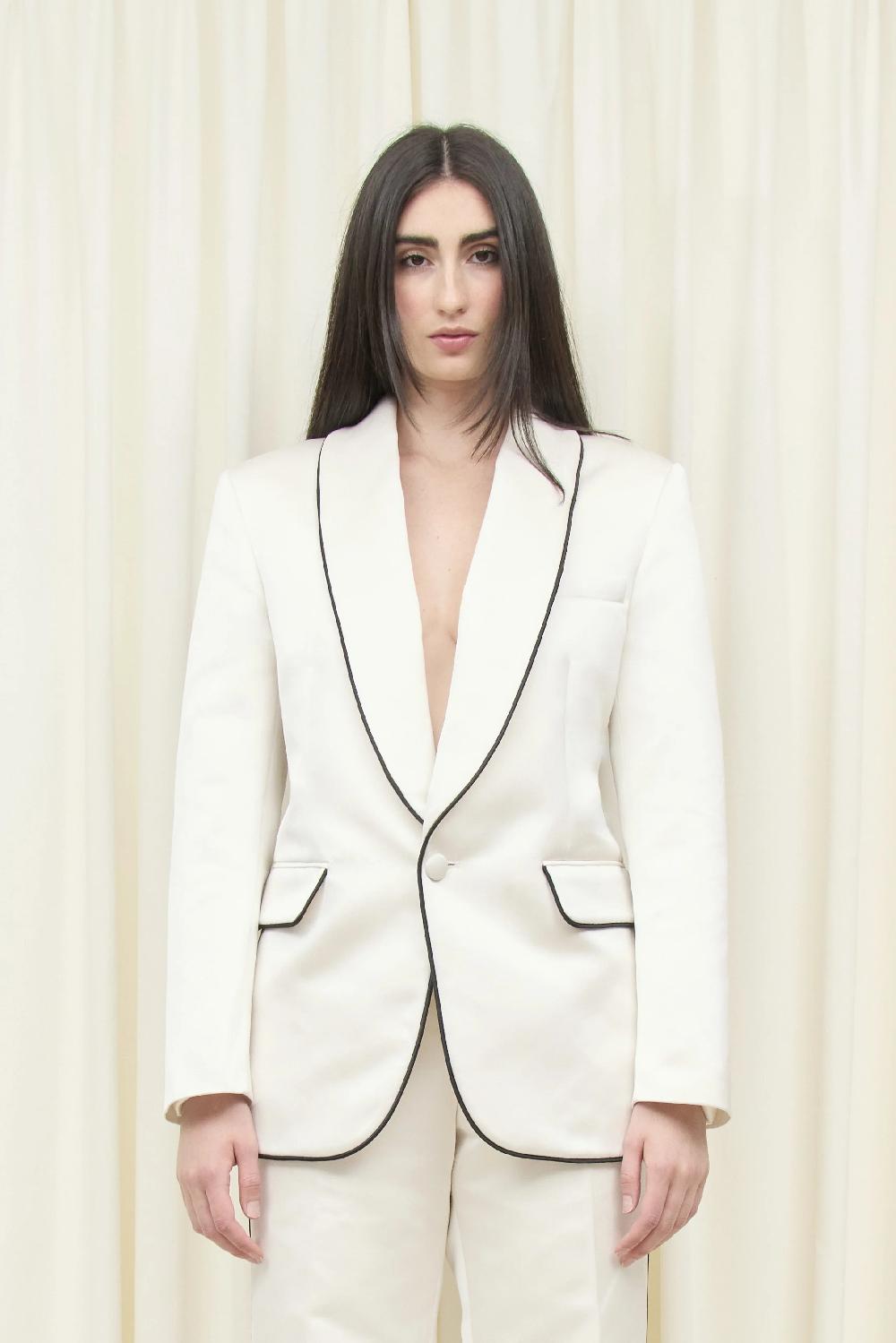 tanner fletcher Wesley Piping Tuxedo Blazer