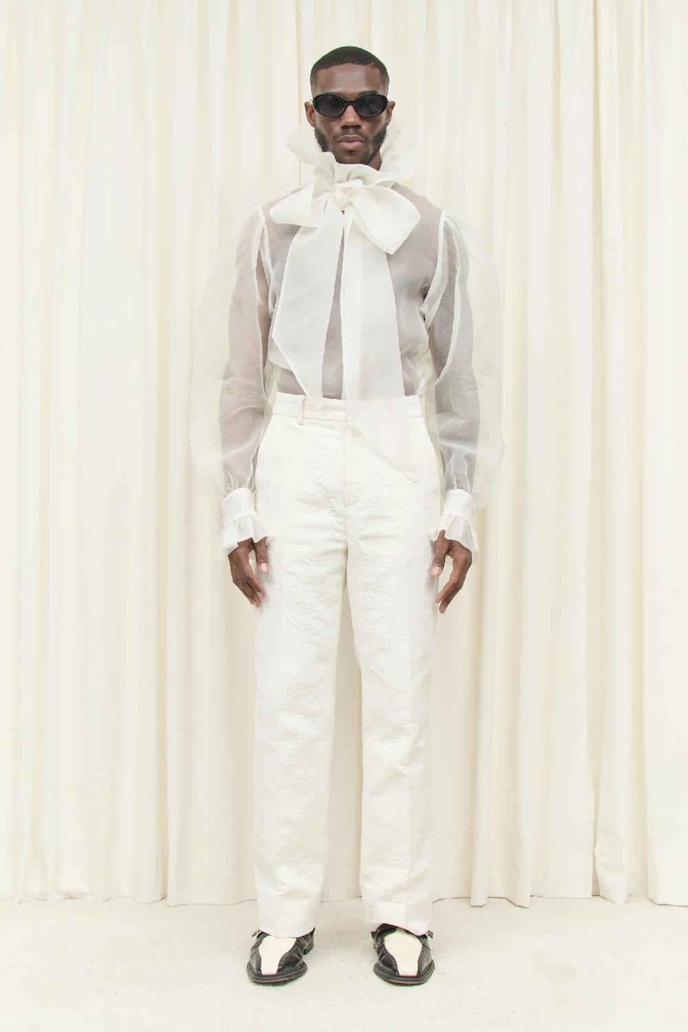 Tanner Fletcher Willie Brocade Trouser