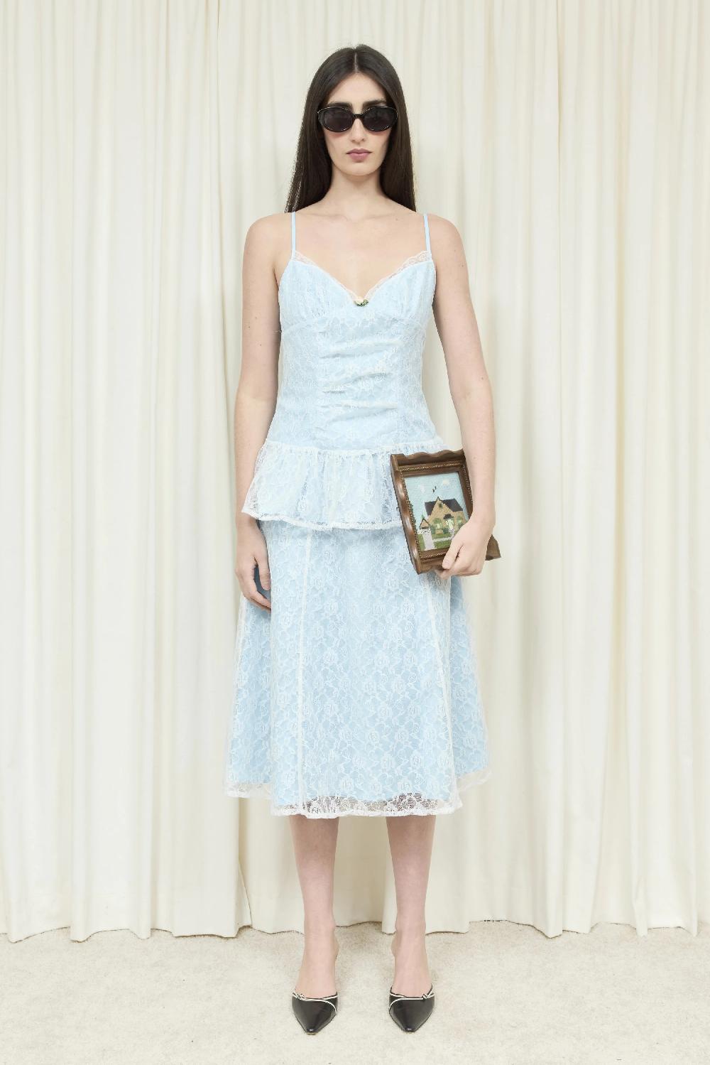 Tanner Fletcher Wilma Lace Layer Skirt