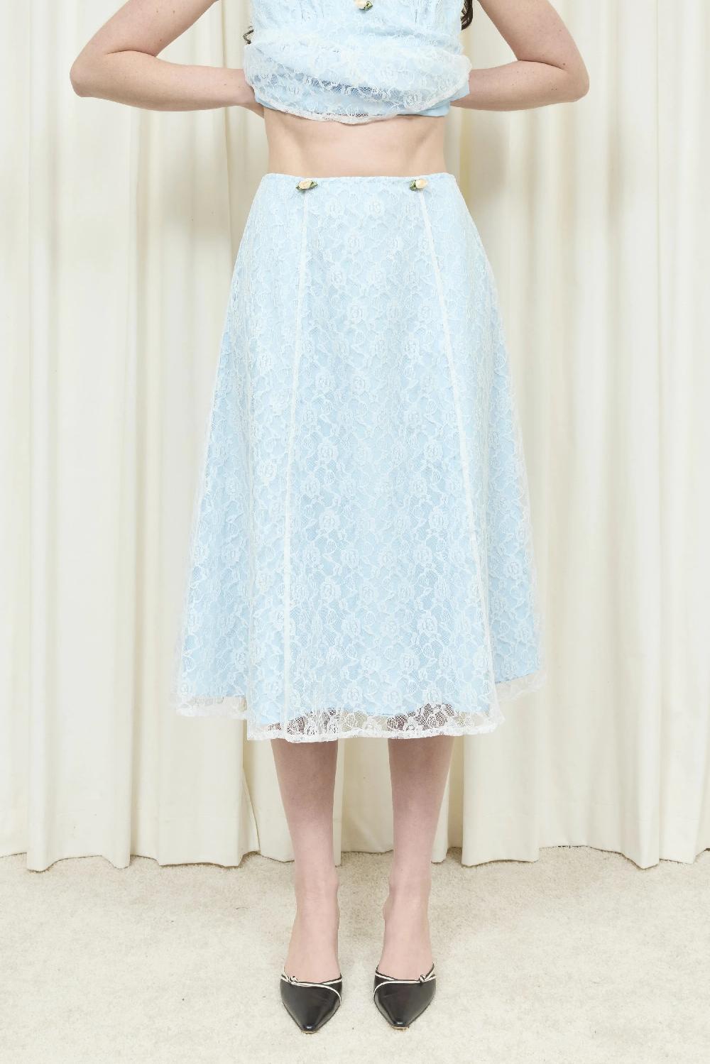 tanner fletcher Wilma Lace Layer Skirt