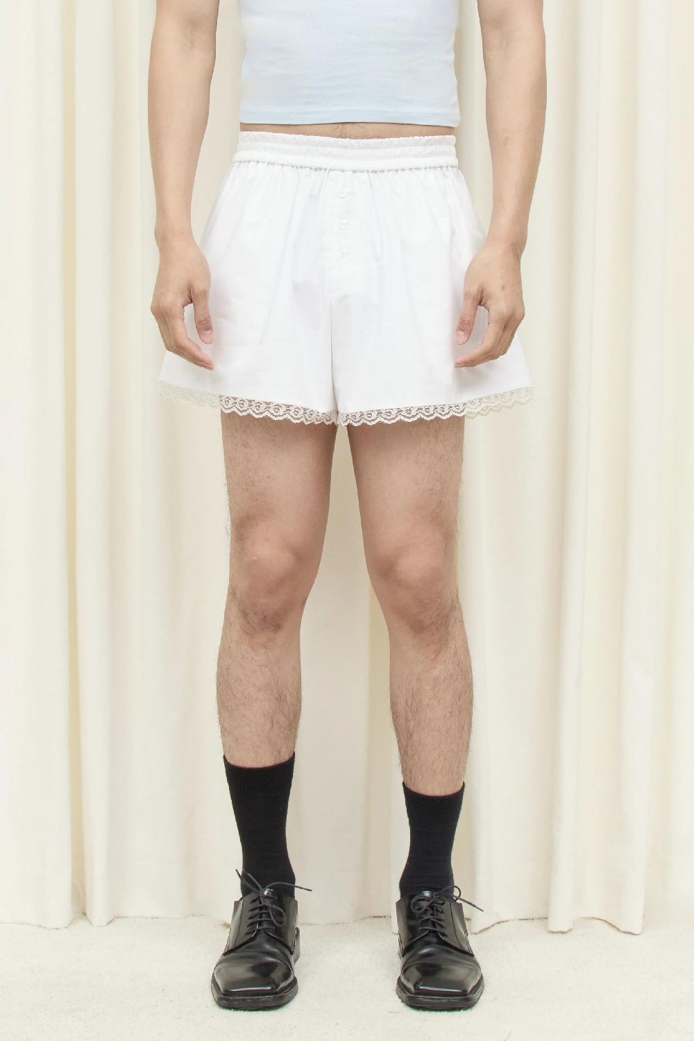 Tanner Fletcher Winnie Lace Trim Boxer Short