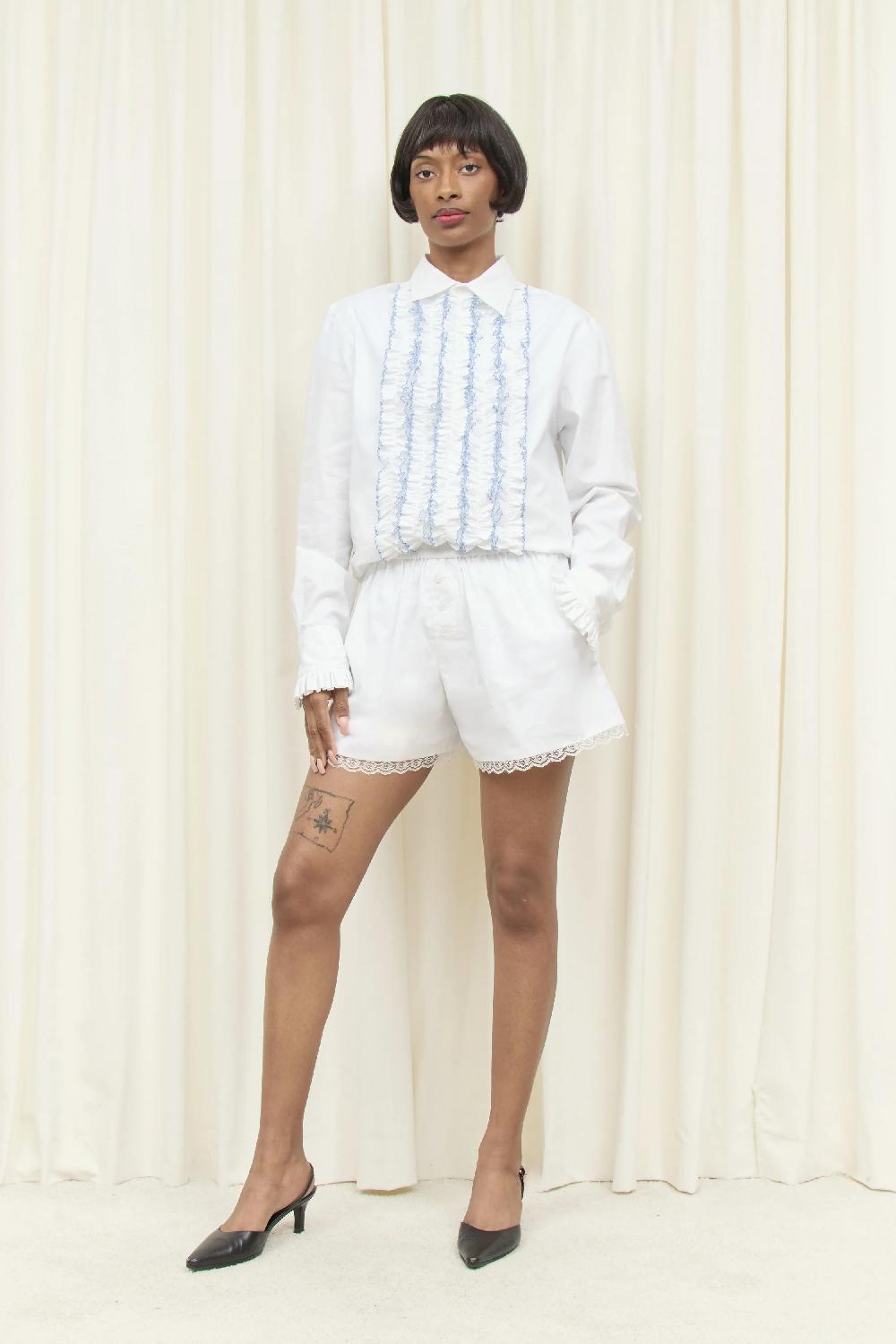 Tanner Fletcher Winnie Lace Trim Boxer Short