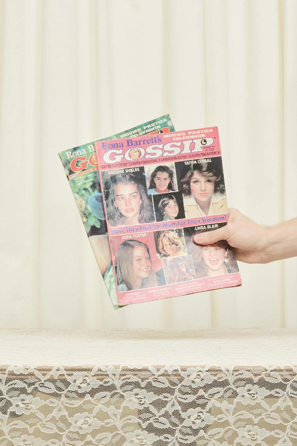 Tanner Fletcher Vintage 70's Gossip Magazines Set/2