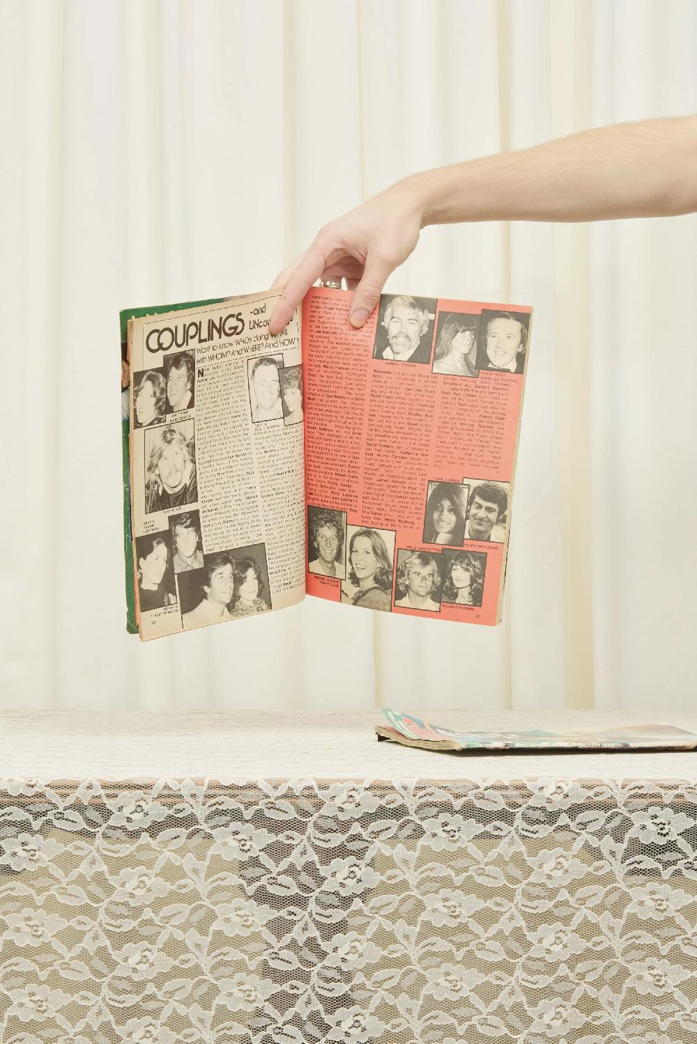 Tanner Fletcher Vintage 70's Gossip Magazines Set/2