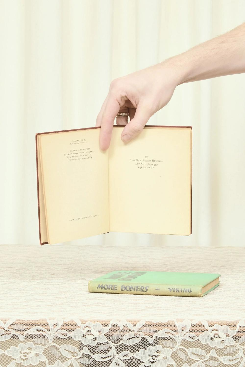 Tanner Fletcher Vintage "Boners/More Boners" Book Set/2