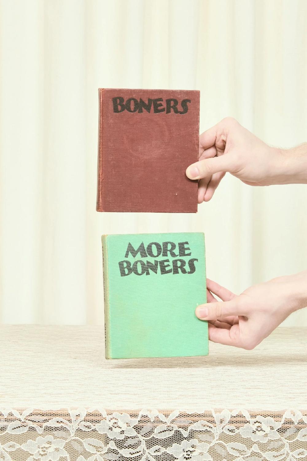 tanner fletcher Vintage "Boners/More Boners" Book Set/2