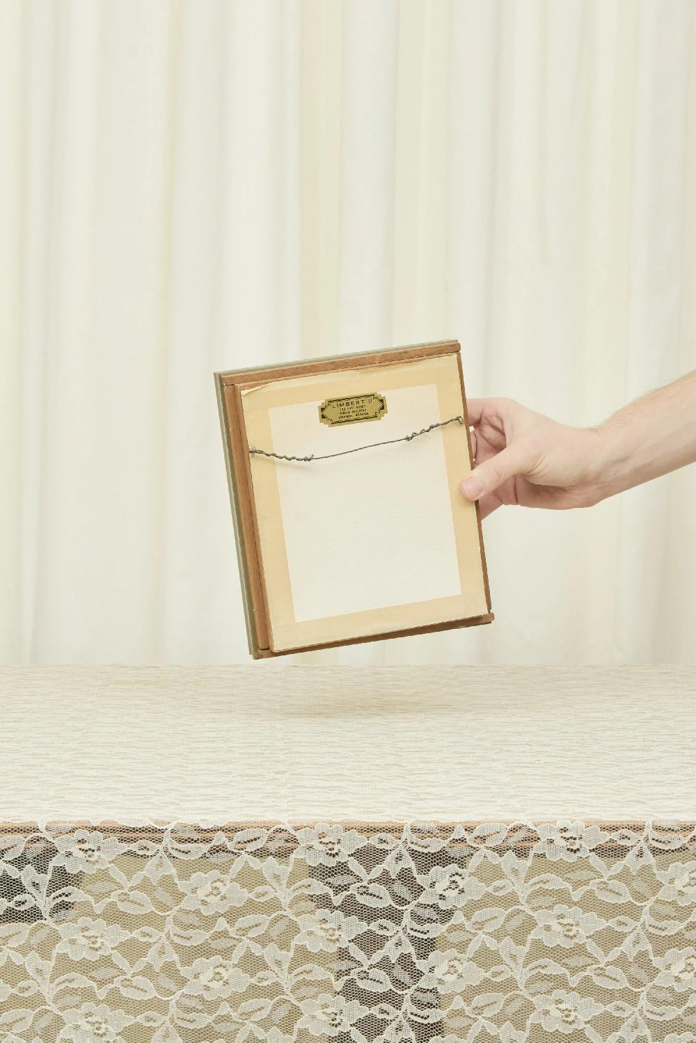 Tanner Fletcher Vintage Clock Shadowbox Needlepoint