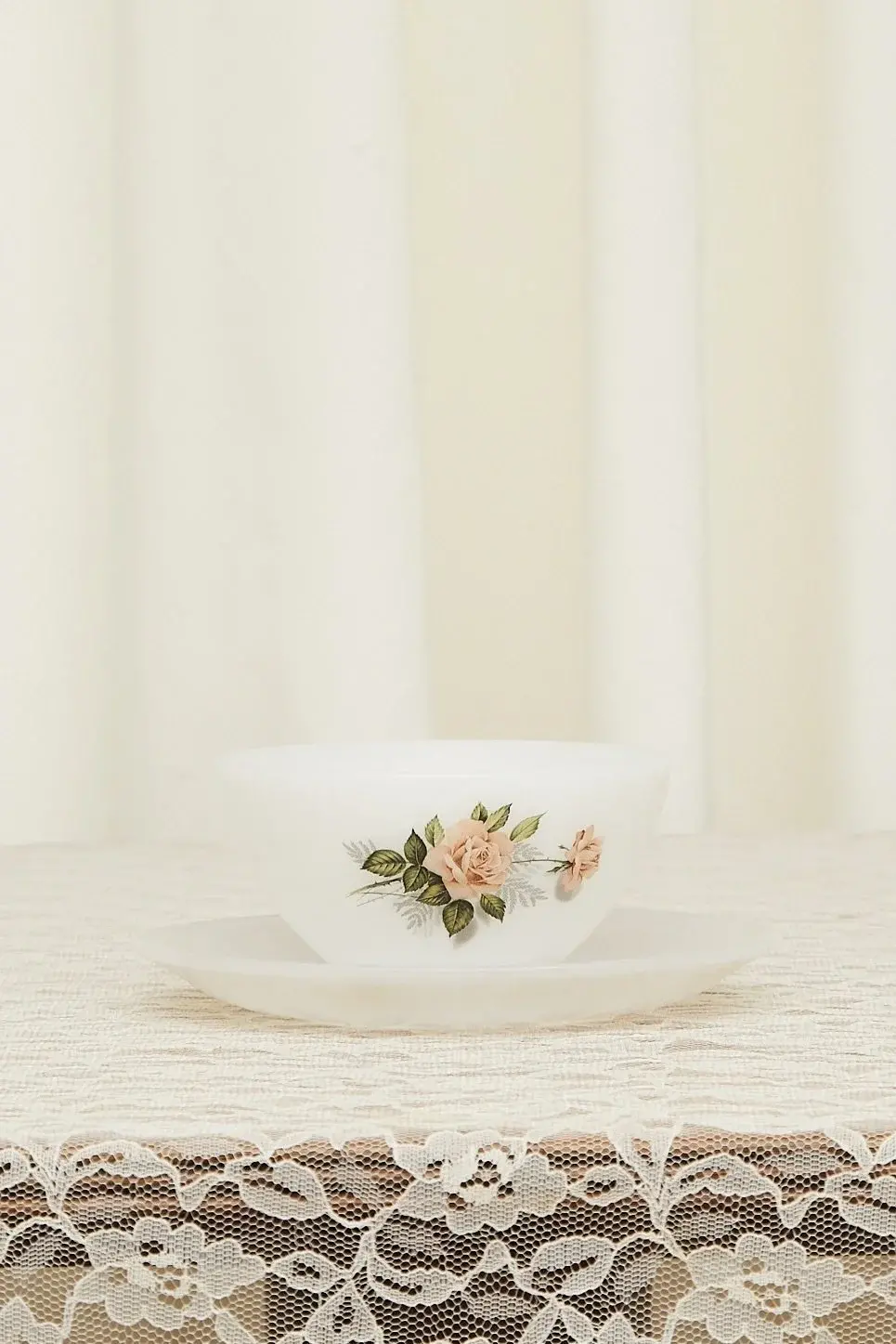 Tanner Fletcher Vintage French Rose Bowl And Plate Set