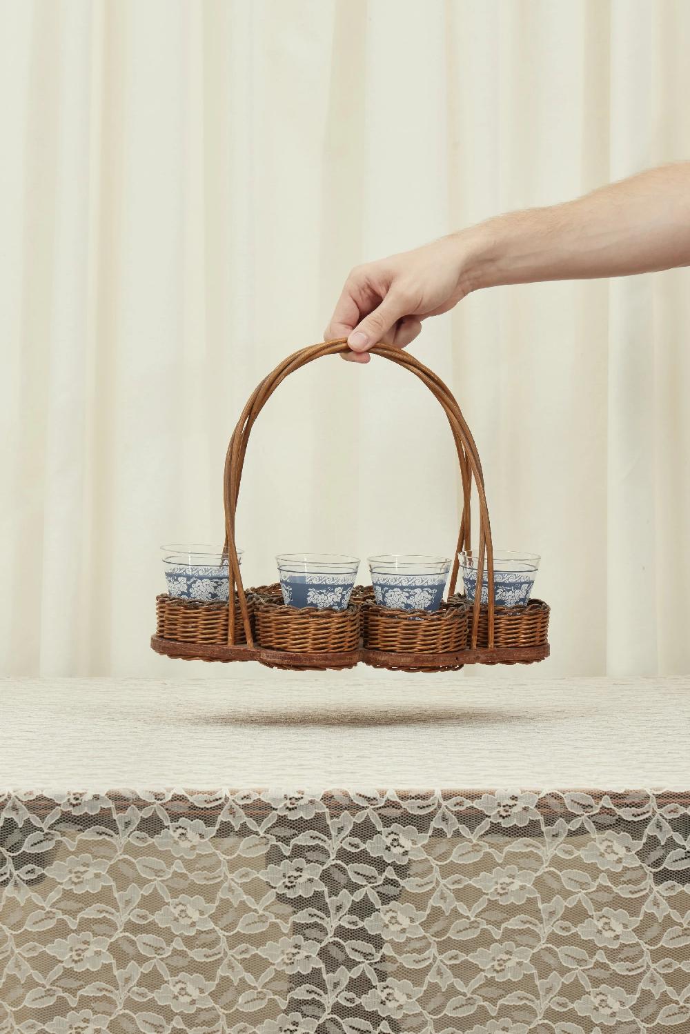 Tanner Fletcher Vintage Grapevine Mini Glasses - Set Of 5