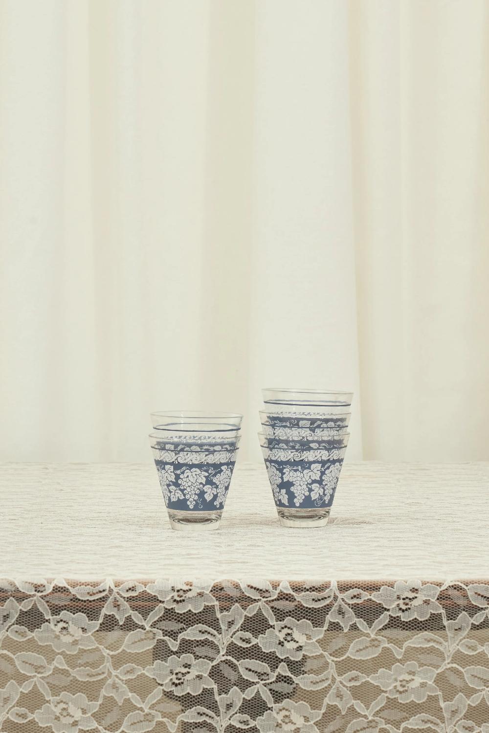 Tanner Fletcher Vintage Grapevine Mini Glasses - Set Of 5