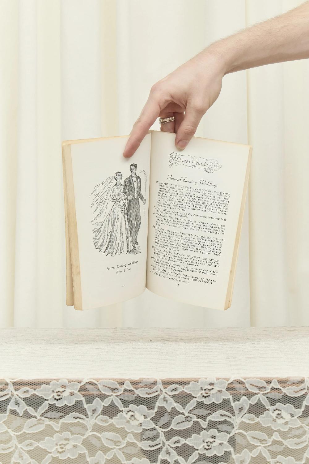 Tanner Fletcher Vintage "How To Plan A Beautiful Wedding" Book