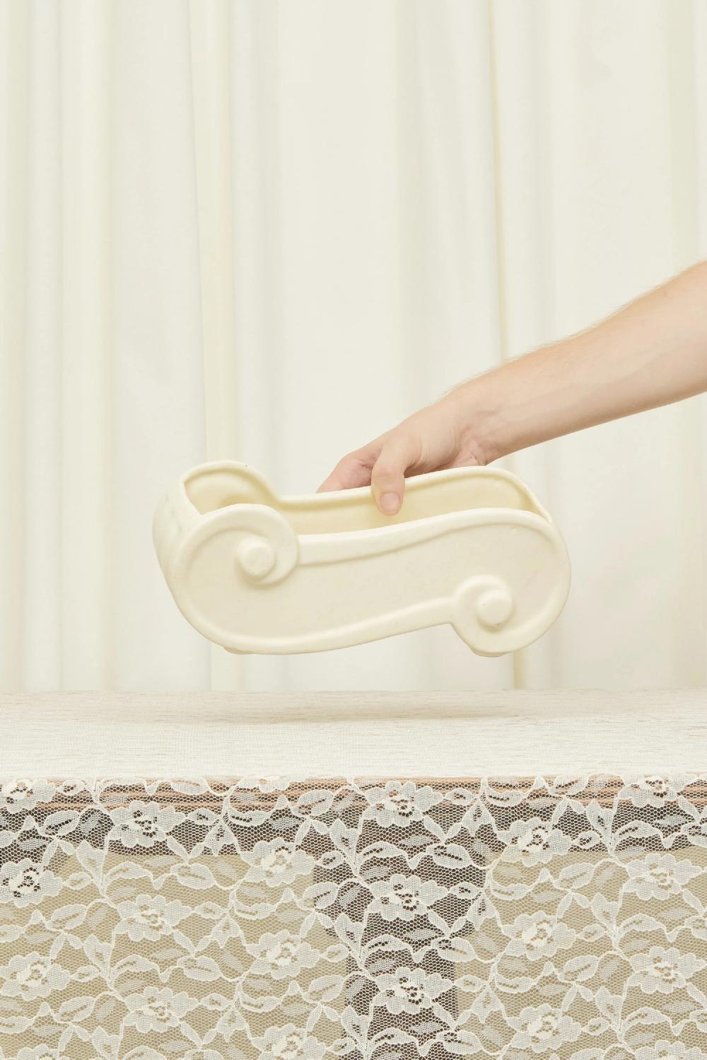 Tanner Fletcher Vintage Neoclassical Scroll Planter