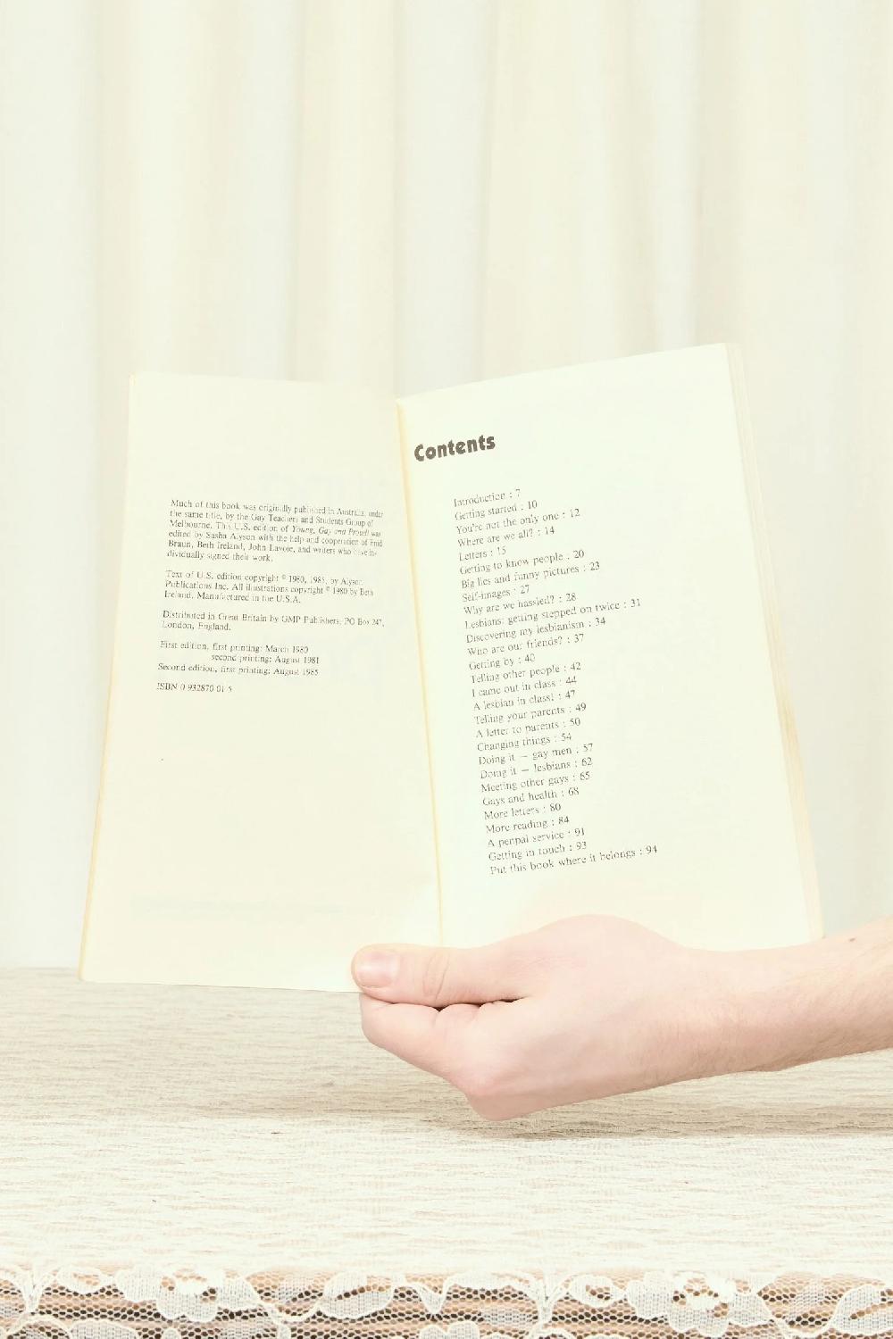 Tanner Fletcher Vintage "Young Gay And Proud" Book (1985)