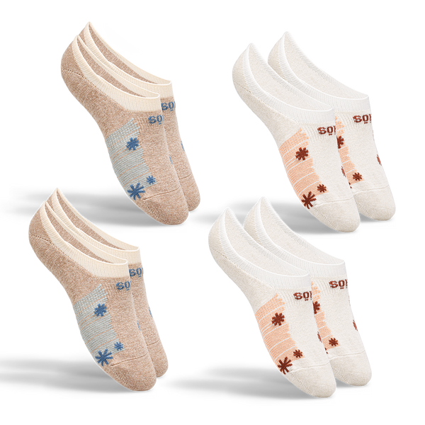 Taos Footwear No Show Stars And Stripes Socks — Combination Of Colors