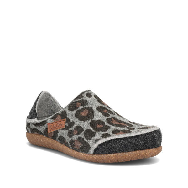 taos footwear Convertawool — Charcoal Leopard Wool