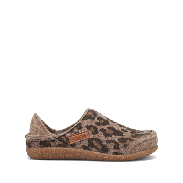 Taos Footwear Convertawool — Tan Leopard Wool