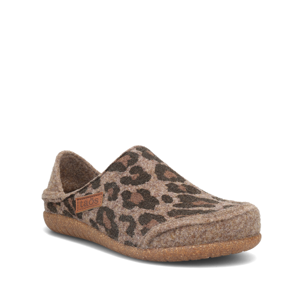 taos footwear Convertawool — Tan Leopard Wool