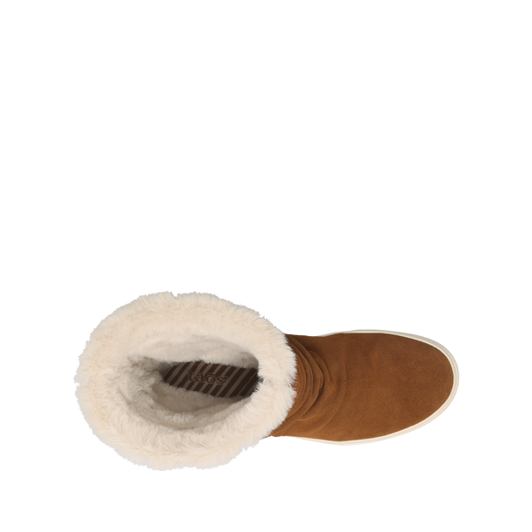 Taos Footwear Cozy Chic — Chestnut Suede