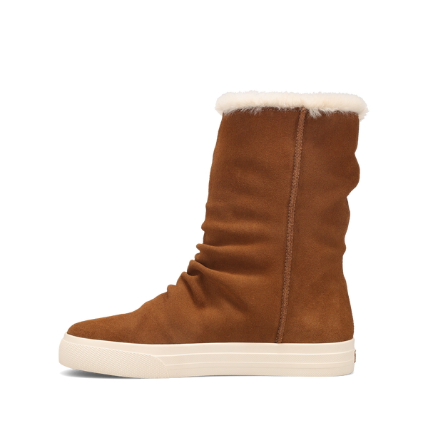 Taos Footwear Cozy Chic — Chestnut Suede
